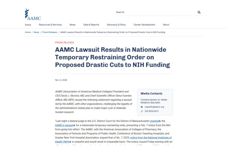 AAMC Lawsuit Result