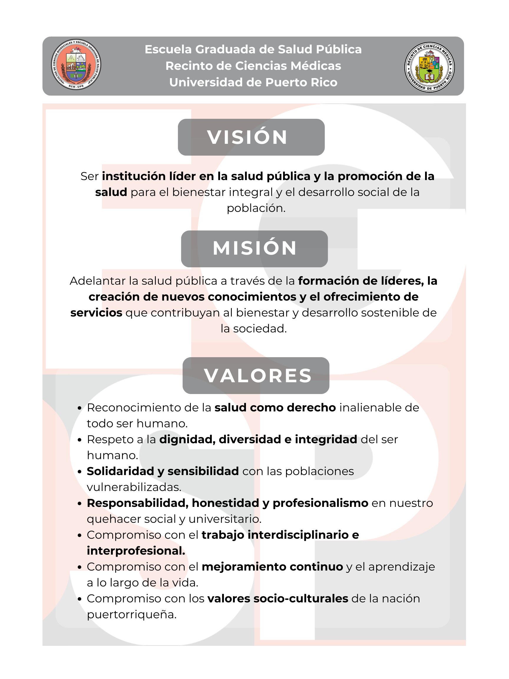 Mision y Vision